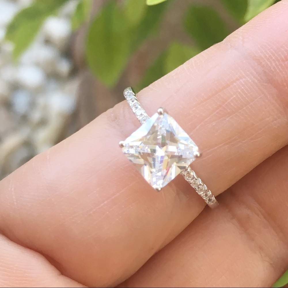 ❤️NEW Sterling Silver Cz Ring ❤️